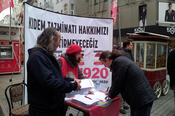 Kıdem Tazminatıma Dokunma!, Beyoğlu, 23 Şubat 2013