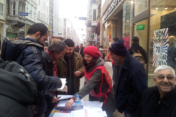 Kıdem Tazminatıma Dokunma!, Beyoğlu, 23 Şubat 2013