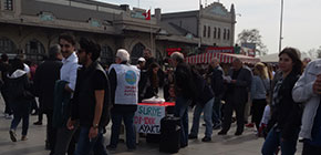 1920 TKP Suriye saldırısını protesto etti