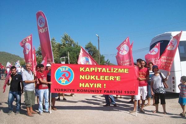 Mersin Akkuyu nükleer santrali protesto eylemi