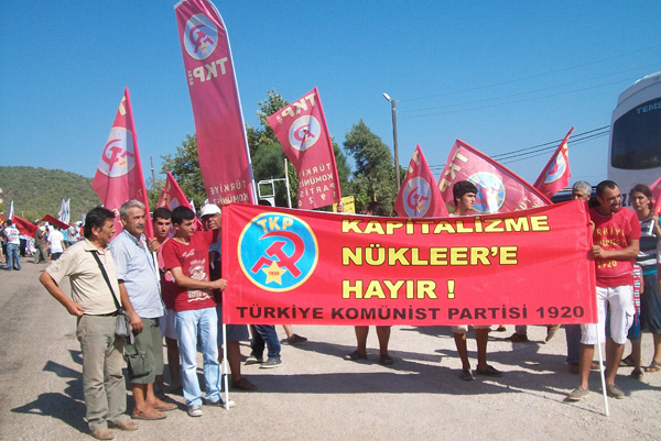 Mersin Akkuyu nükleer santrali protesto eylemi