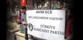 TKP’liler Avni Ece’yi mezarı başında andı!