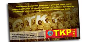 TKP 1920 Maltepe ilçe merkezi açılıyor TKP 1920 Maltepe ilçe merkezi açılıyor