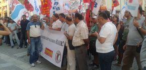 İzmir’de savaşa hayır eylemi İzmir’de savaşa hayır eylemi