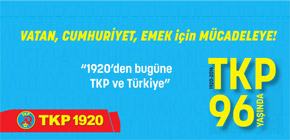 TKP 96. yaşını kutluyor TKP 96. yaşını kutluyor