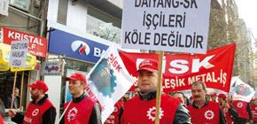 Daiyang-SK işçisi açlık grevinde
