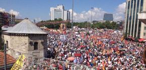 Türkiye halkı haydi Taksim'le dayanışmaya